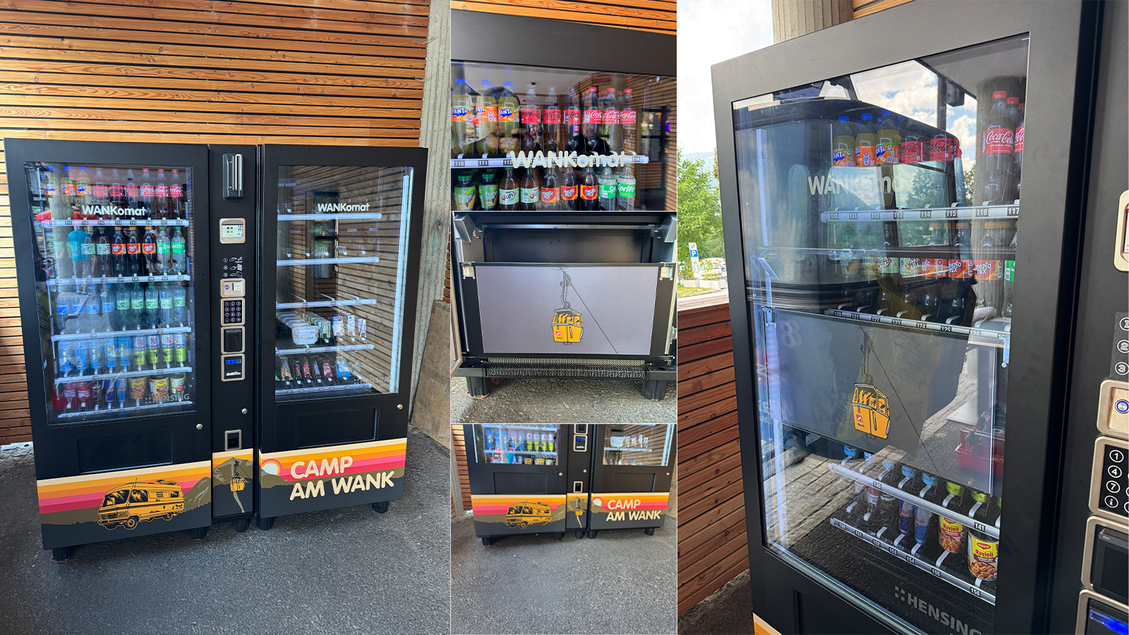 NAGEL Werbeagentur - Projekt der Woche - Getränkeautomat Camp am Wank