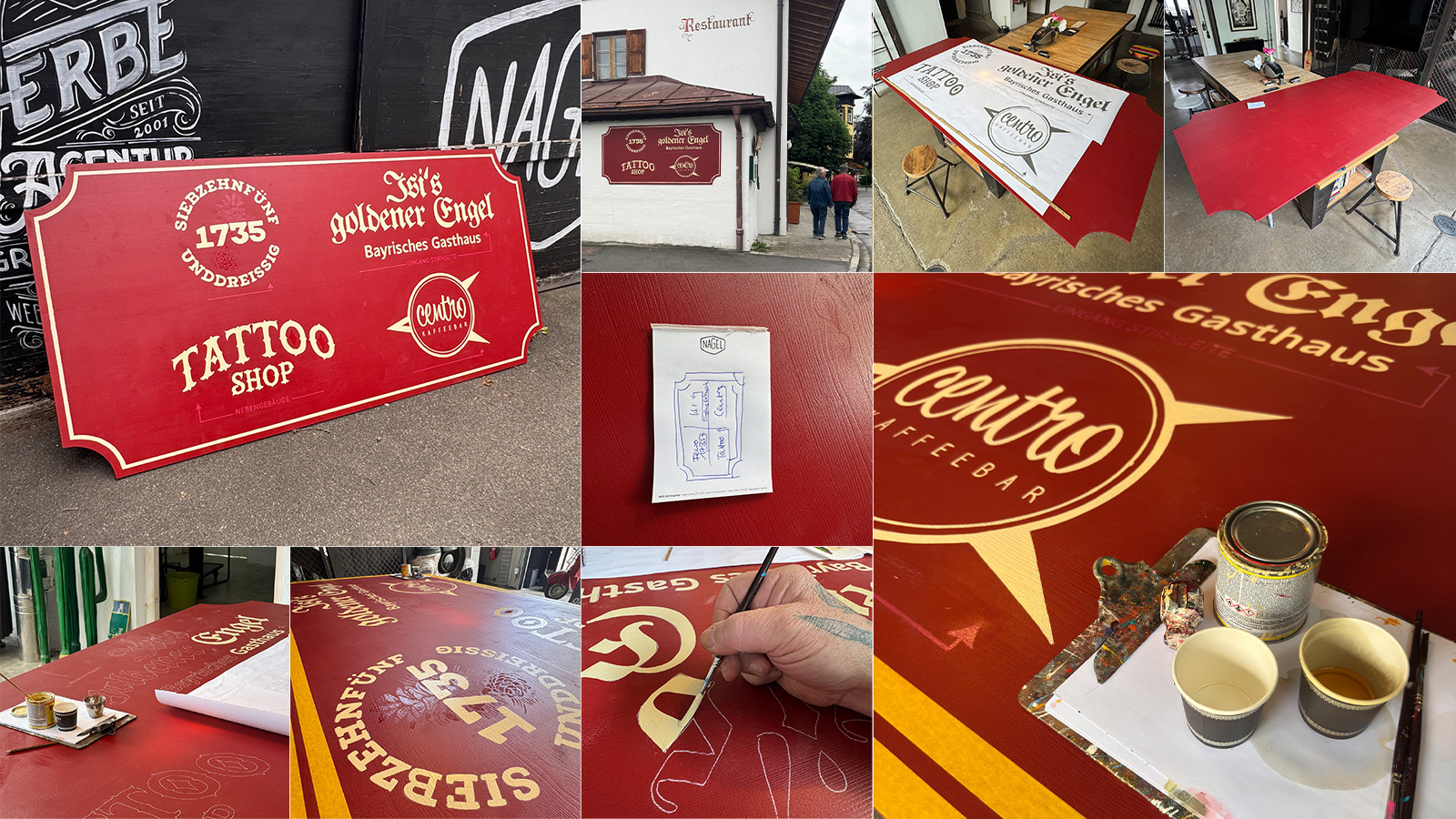 NAGEL Werbeagentur - Projekt der Woche - Schild für Flos Haus
