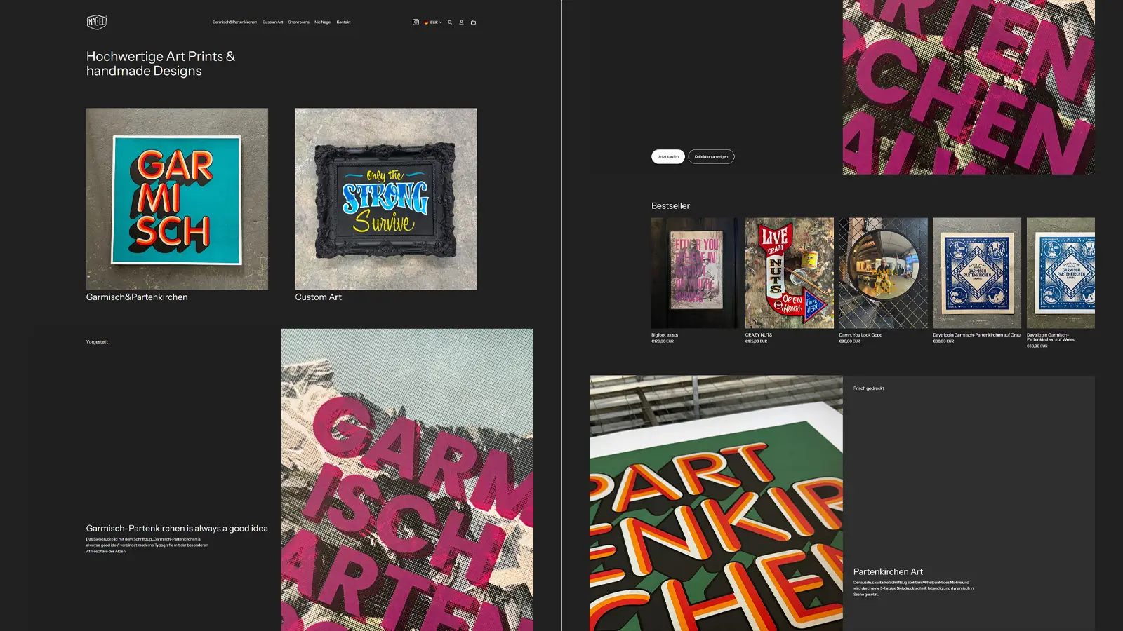 NAGEL Factory - Projekt der Woche - Shopify Webshop